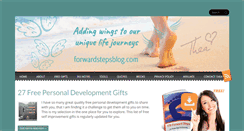 Desktop Screenshot of forwardstepsblog.com